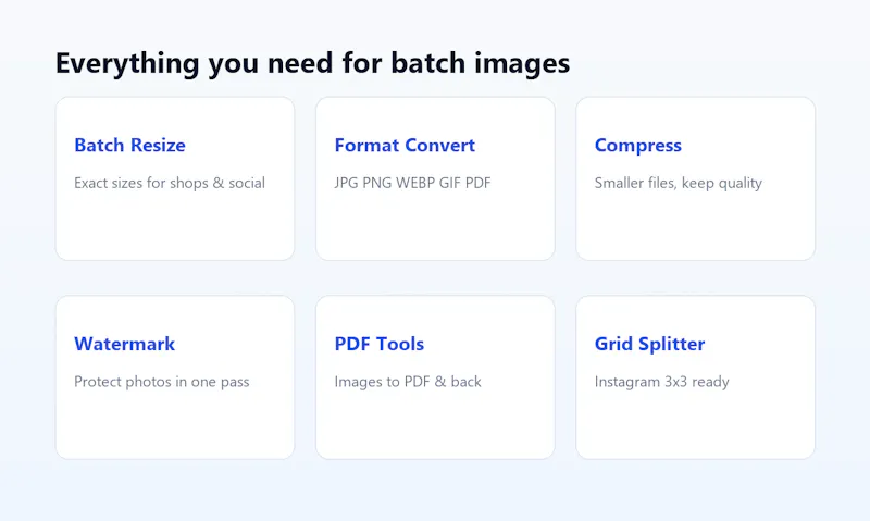 Free Online Batch Image Processing Tools screenshot 3