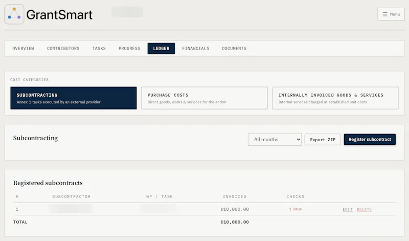 GrantSmart screenshot 8