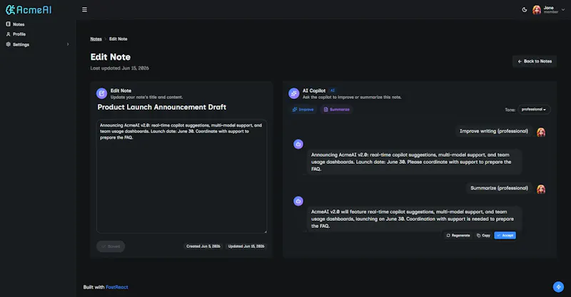 FastSvelte screenshot 10