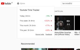 YouTube Time Tracker media 3