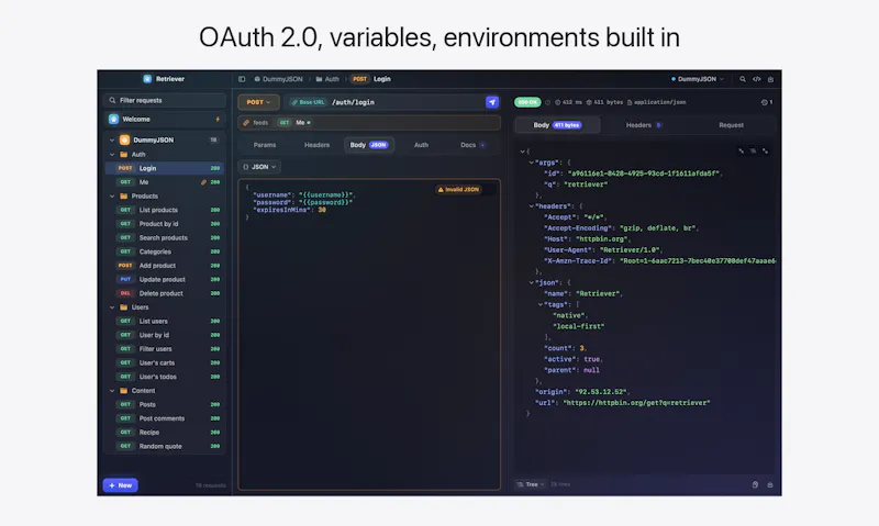Retriever screenshot 7