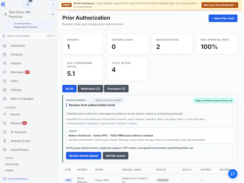 Krasyn EMR screenshot 4