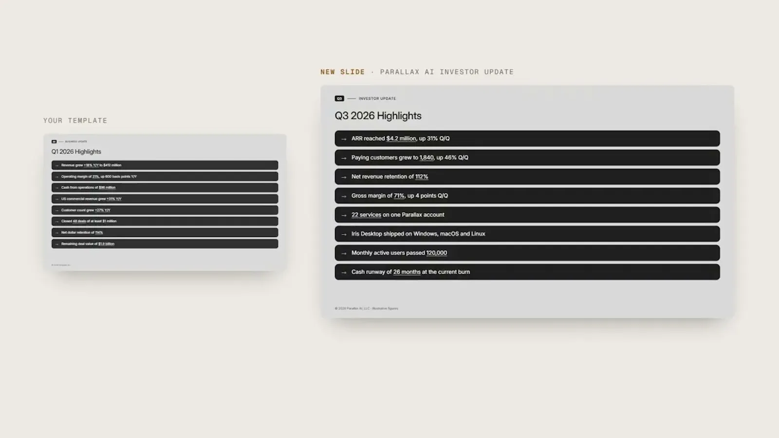 Parallax Slides screenshot 1 (video preview)