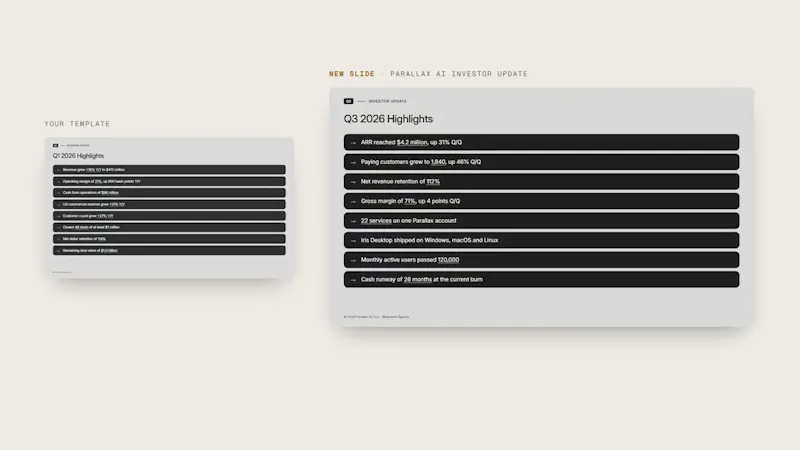 Parallax Slides screenshot 1 (video preview)