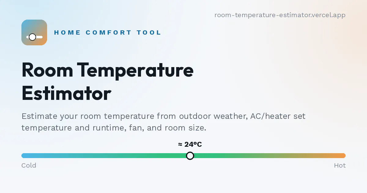 Room Temperature Calculator gallery image