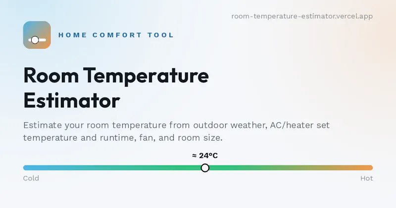 Room Temperature Calculator screenshot 1