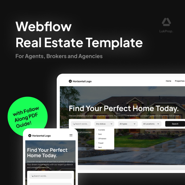 LukProp | Webflow Real Estate Template