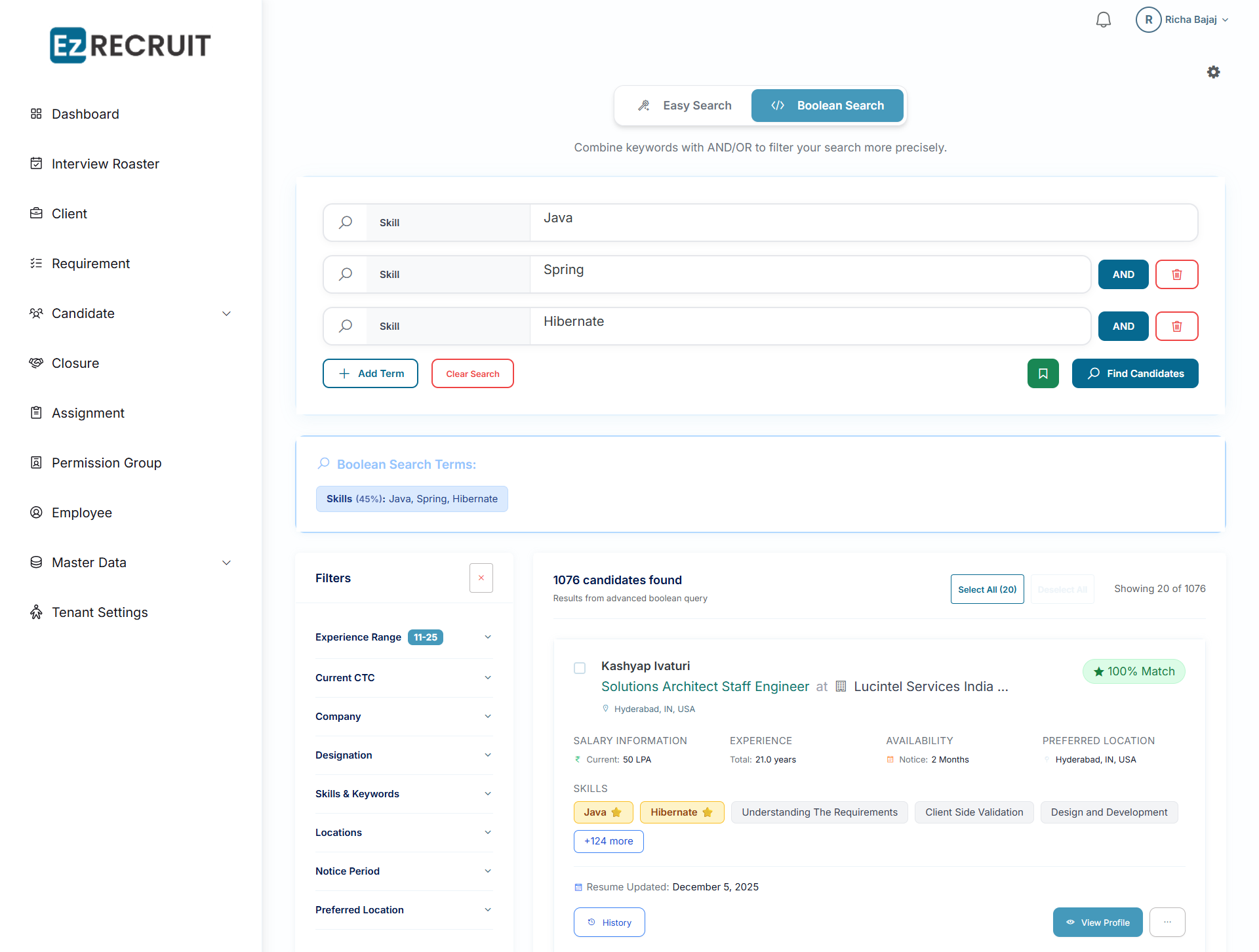 EzRecruit gallery image