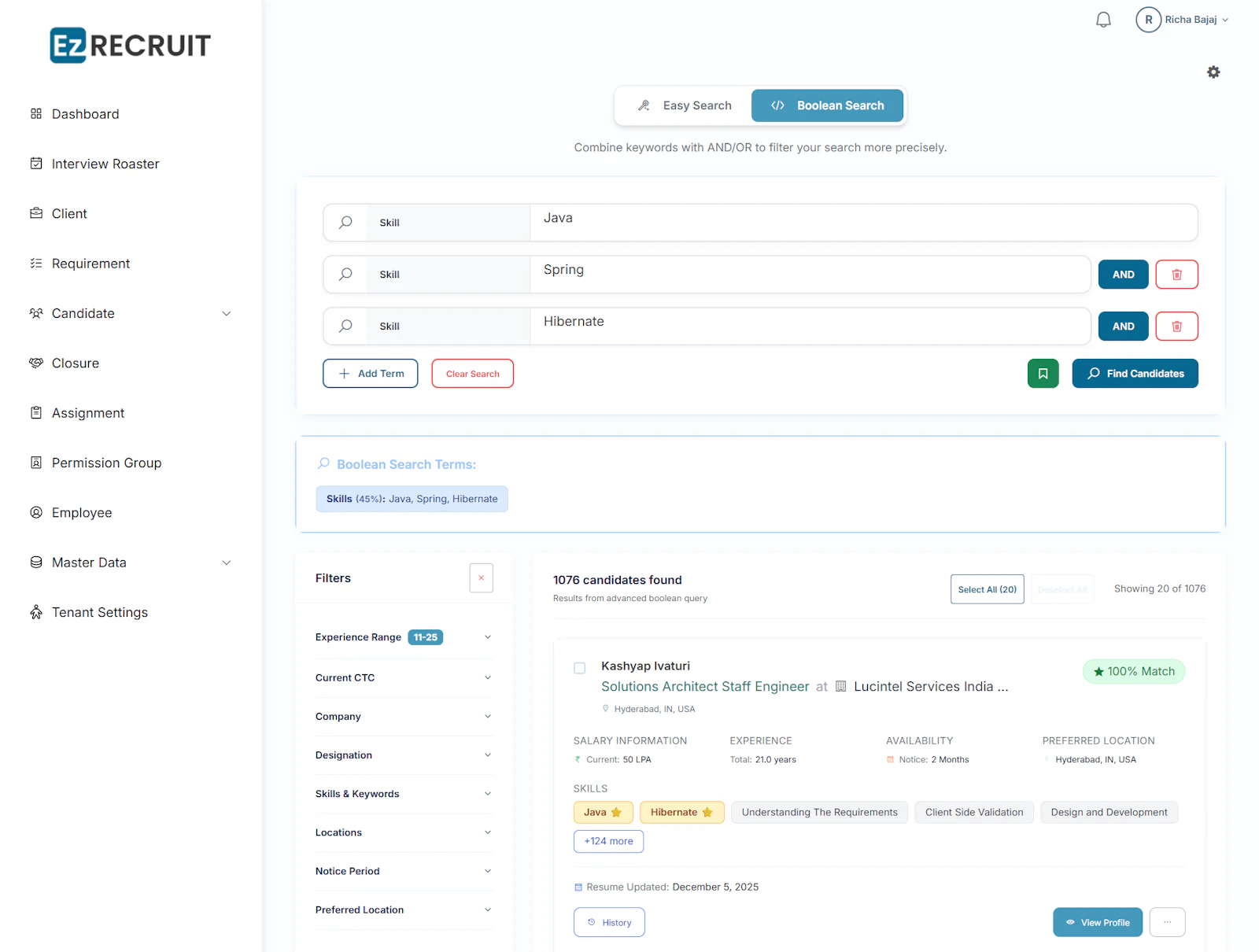 EzRecruit screenshot 5