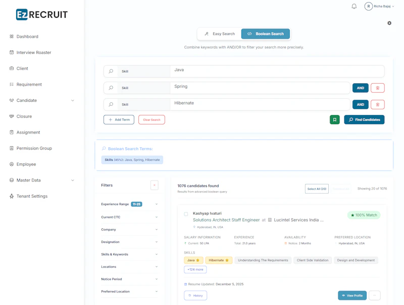 EzRecruit screenshot 5