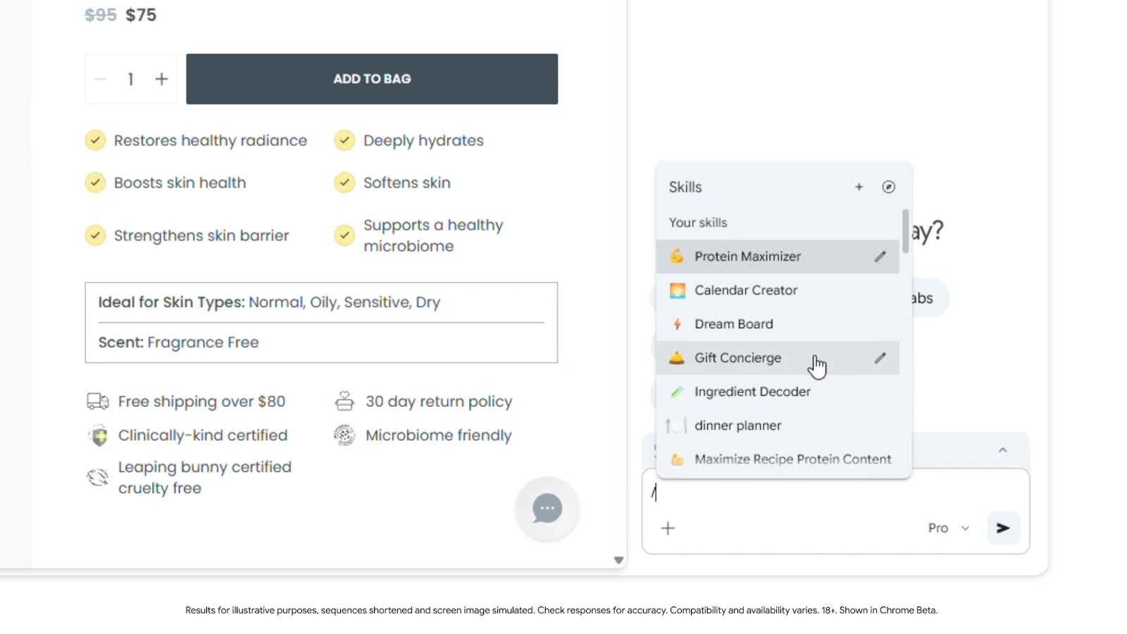 Google Chrome Skills screenshot 3