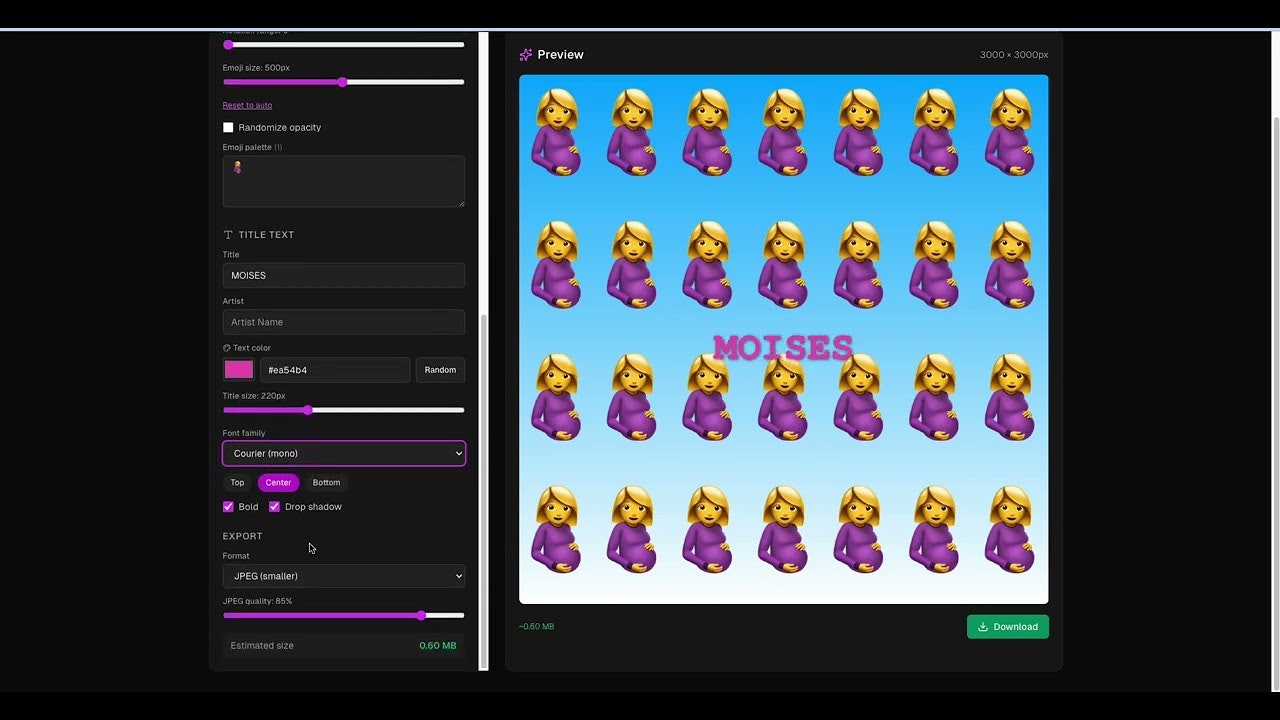 Random Album Cover Generator gallery image