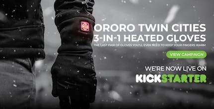 ORORO Twin Cities: World's First 3-in-1 Heated Gloves gallery image