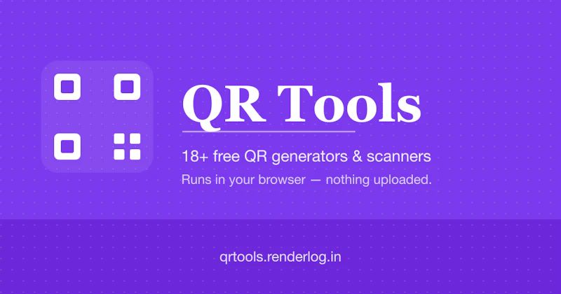 QR Tools by Renderlog screenshot 1