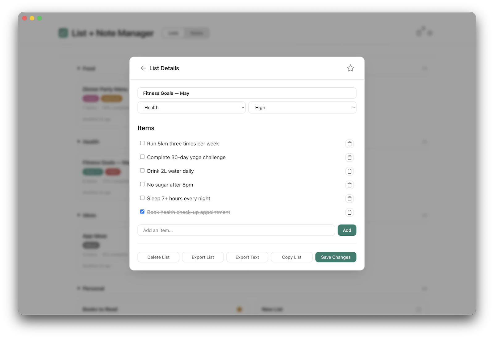 Lists & Notes screenshot 4