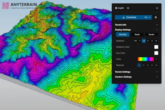 AnyTerrain · RealWorld 3D Terain Creator gallery image