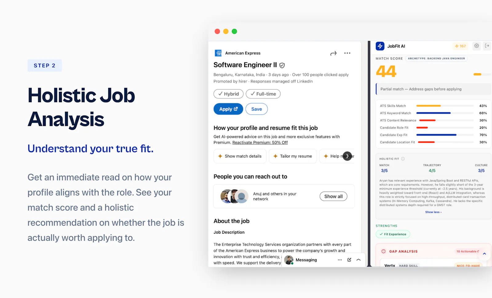 JobFit AI - Resume Tailoring & Scoring screenshot 3