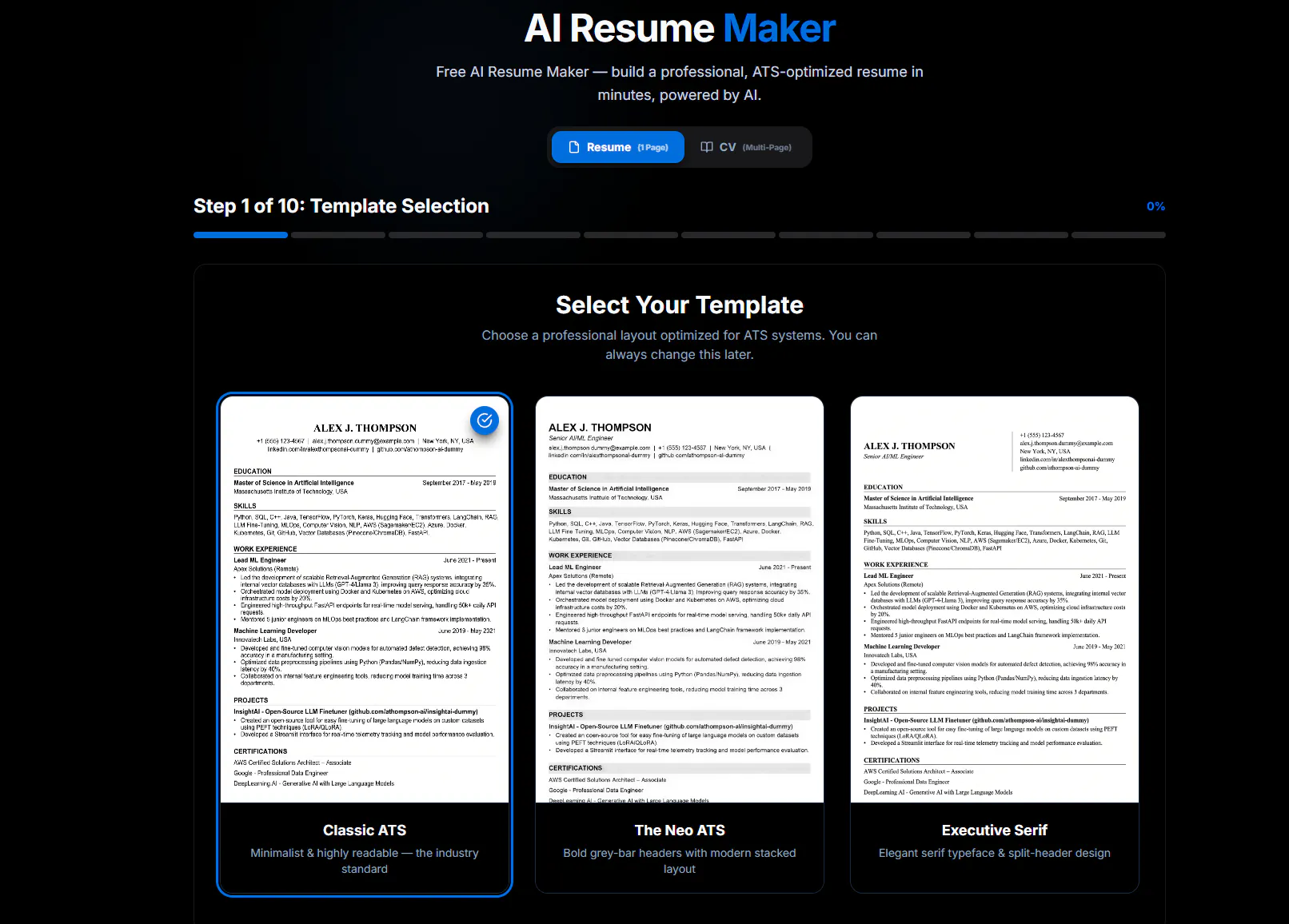 ATS Resume Maker screenshot 3