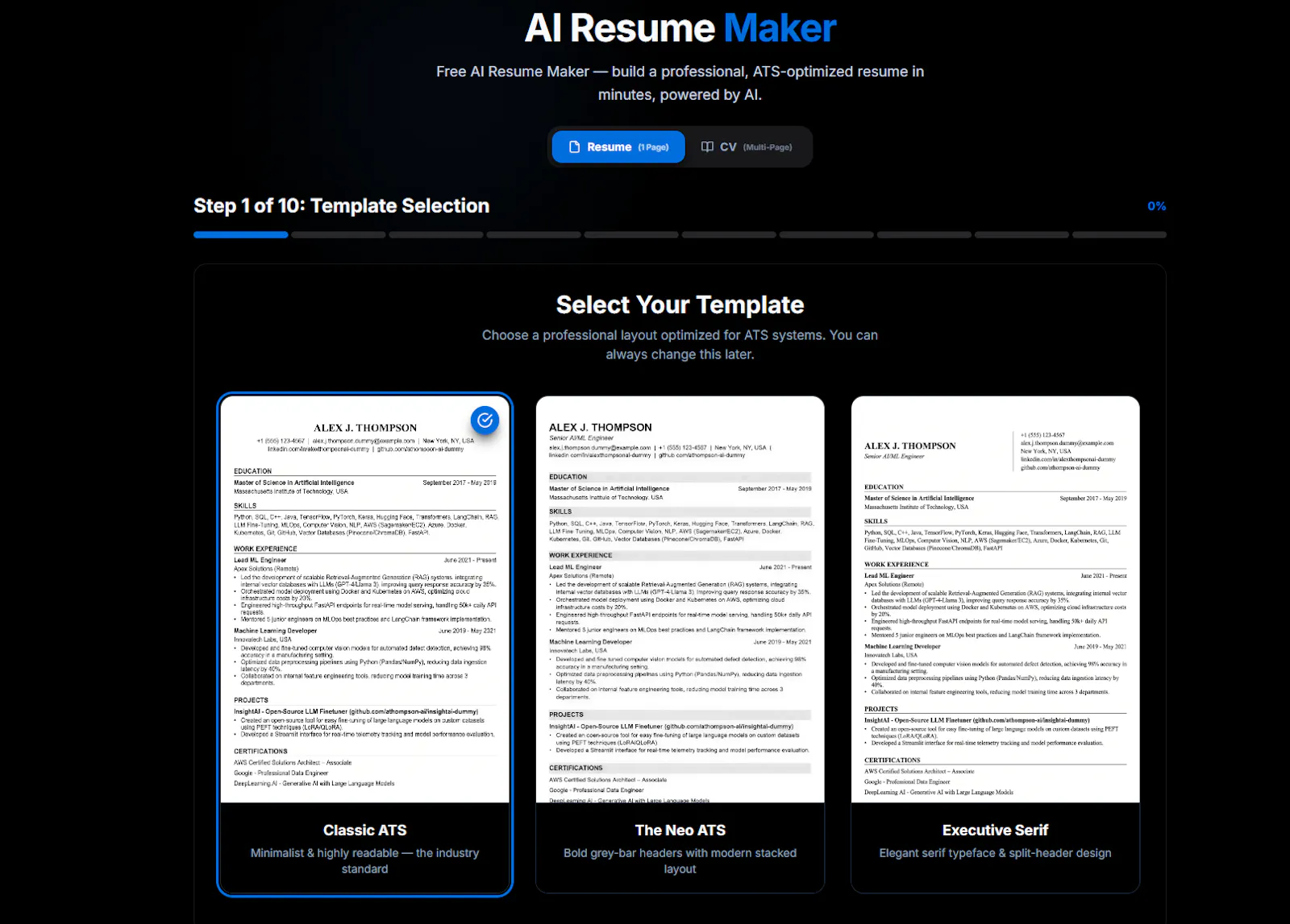 ATS Resume Maker screenshot 3