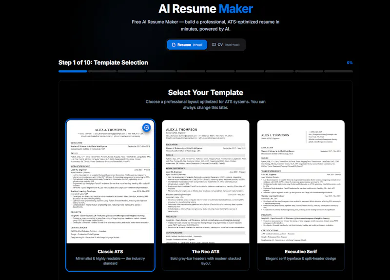 ATS Resume Maker screenshot 3