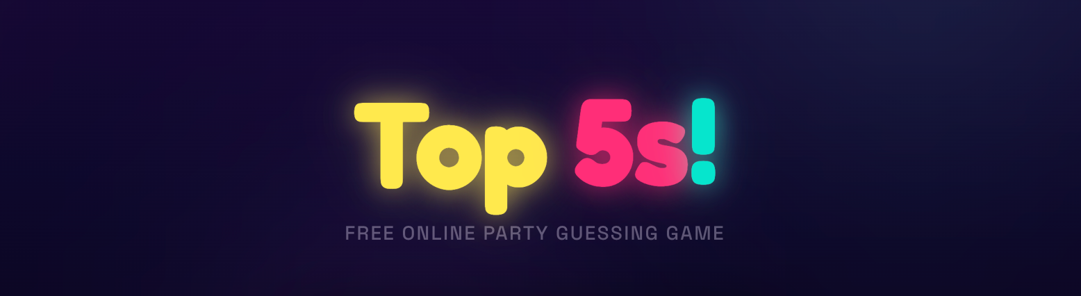 Top Fives  - Product Hunt launch logo and brand identity