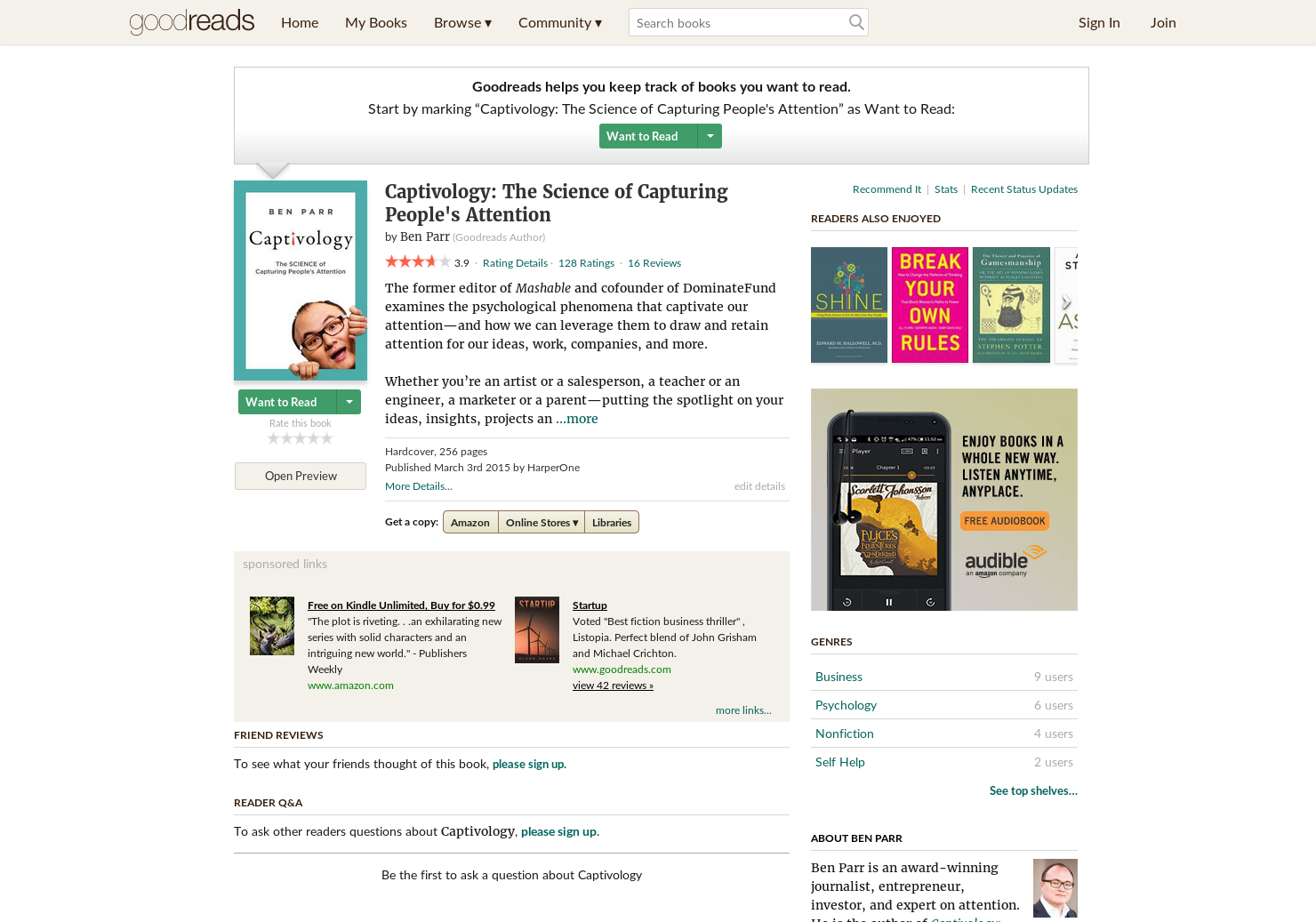 Captivology: The Science of Capturing People's Attention