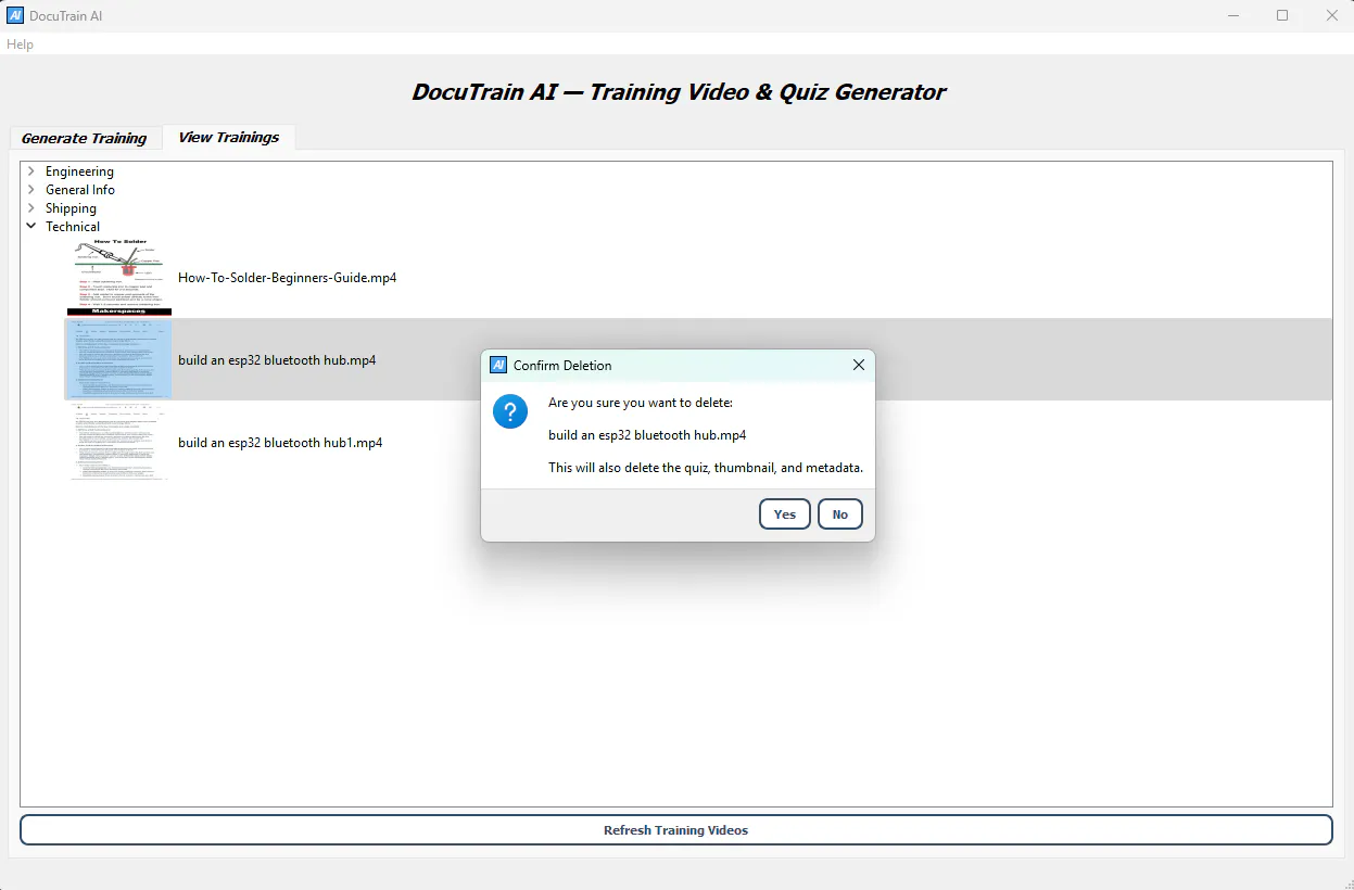DocuTrainAI AI powered Training Videos gallery image