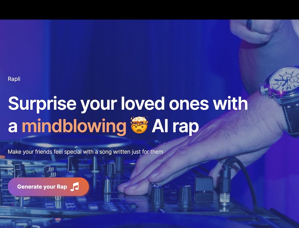 Rapli.co - Sie haben Rap -Generator Medien 1
