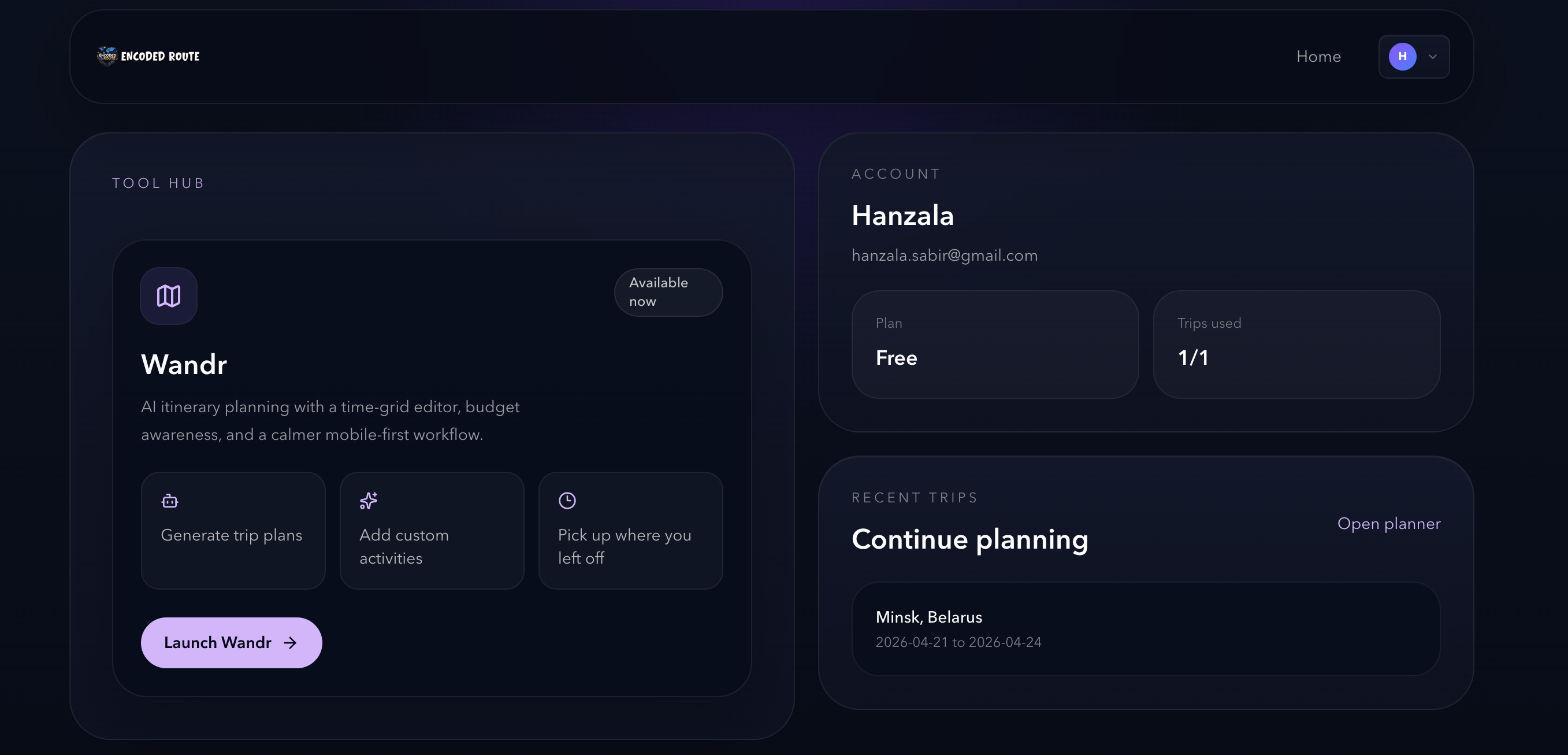 Encoded Route gallery image