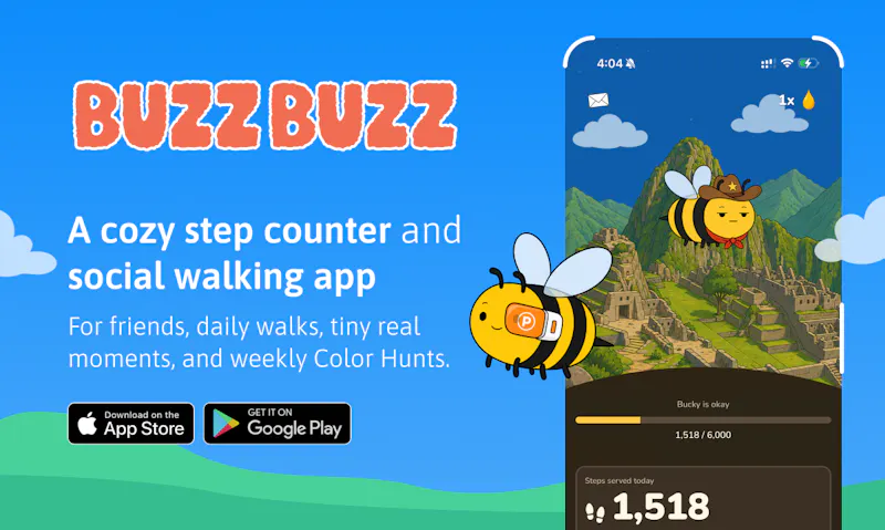 BuzzBuzz - Step Tracker screenshot 2