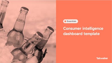 Consumer Intelligence Dashboard Template gallery image