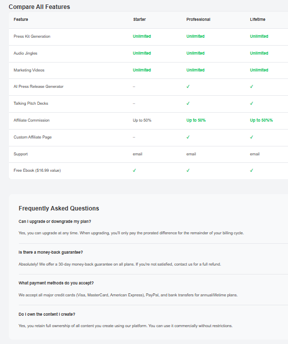 The Startup Video Press Release Builder media 2