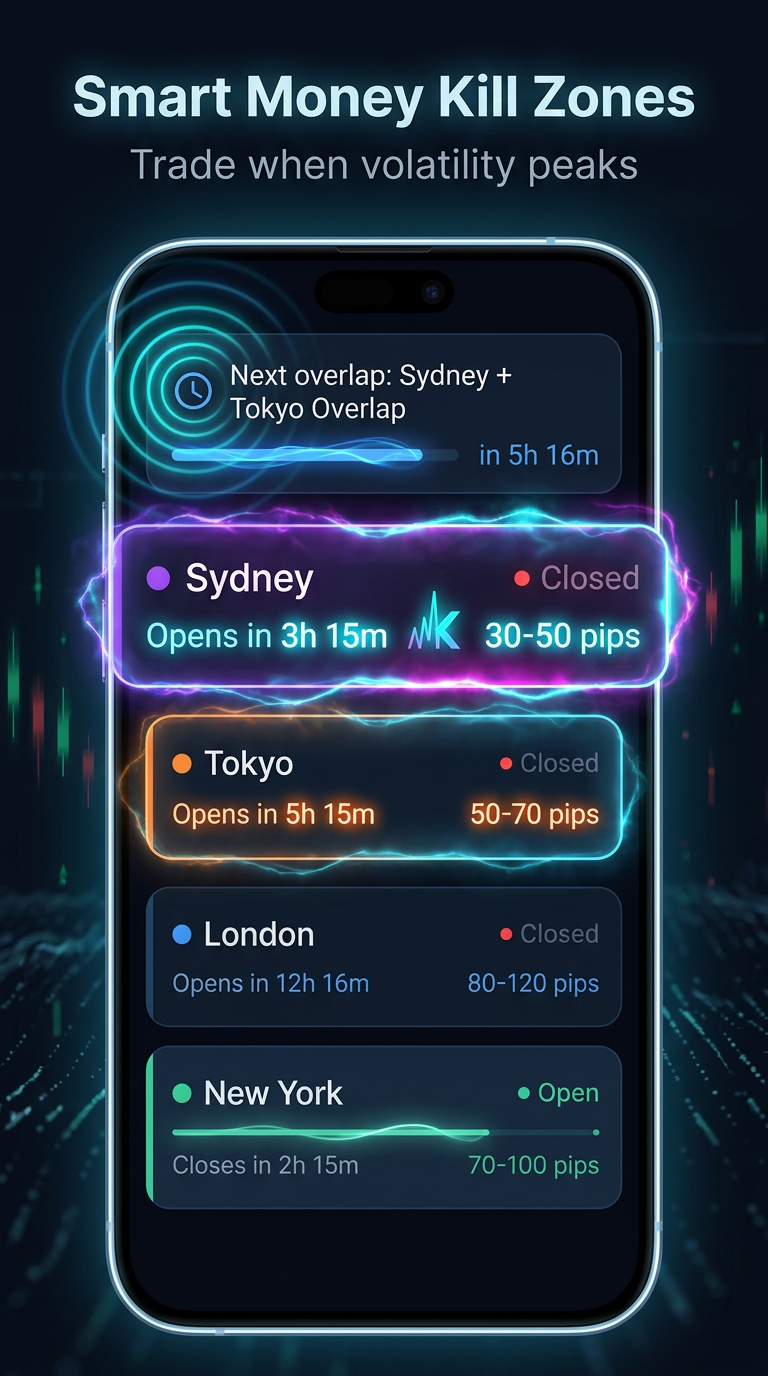 LiquidHours — FX Session Clock gallery image