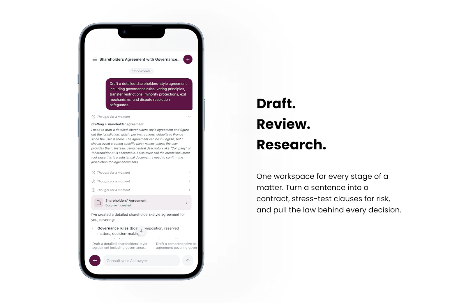 HAQQ Legal AI on Mobile screenshot 3