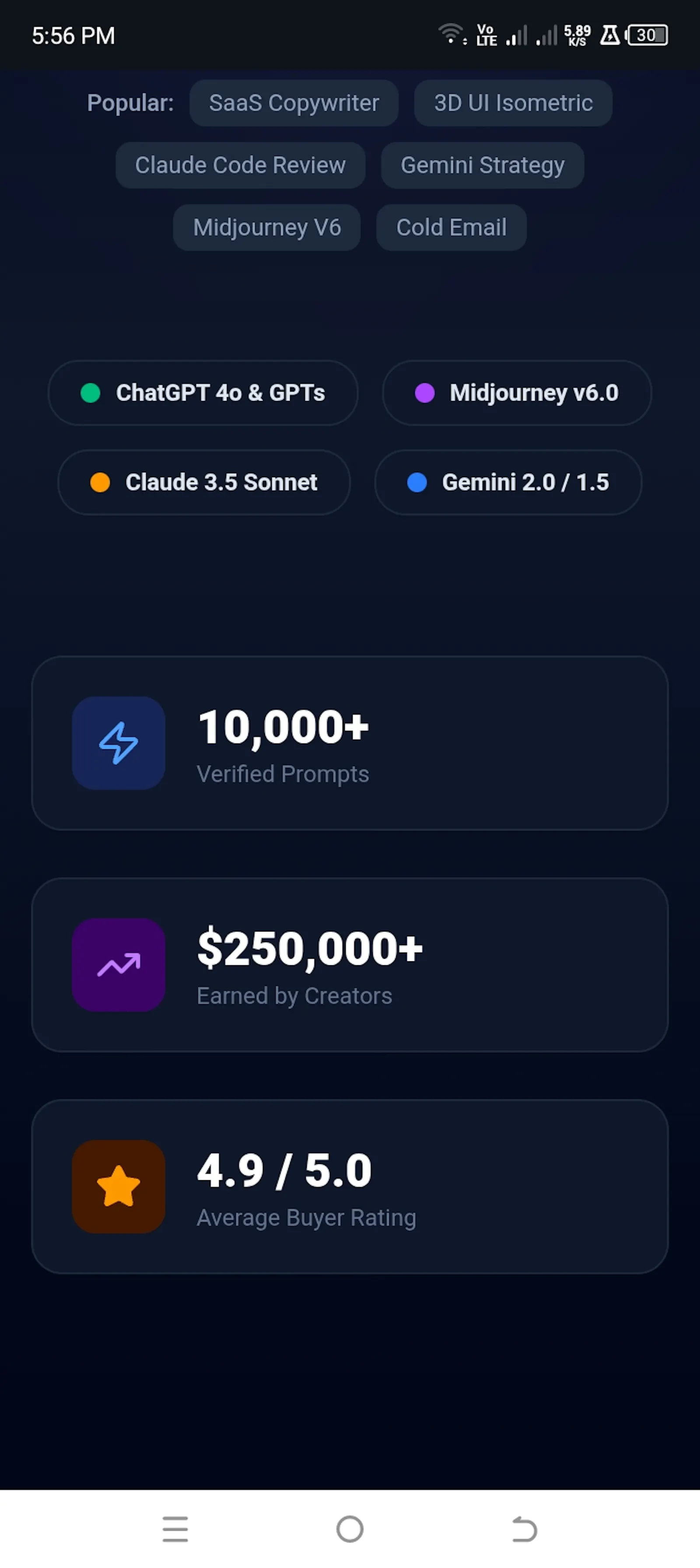 Promptlyx  screenshot 2