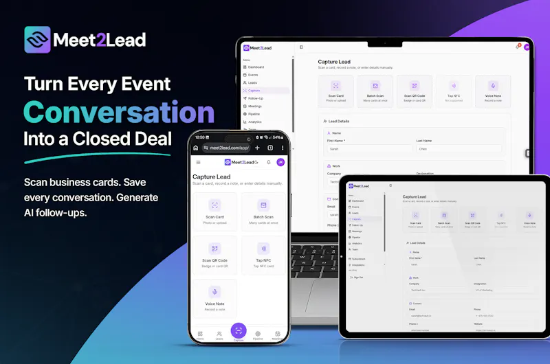 Meet2Lead screenshot 2