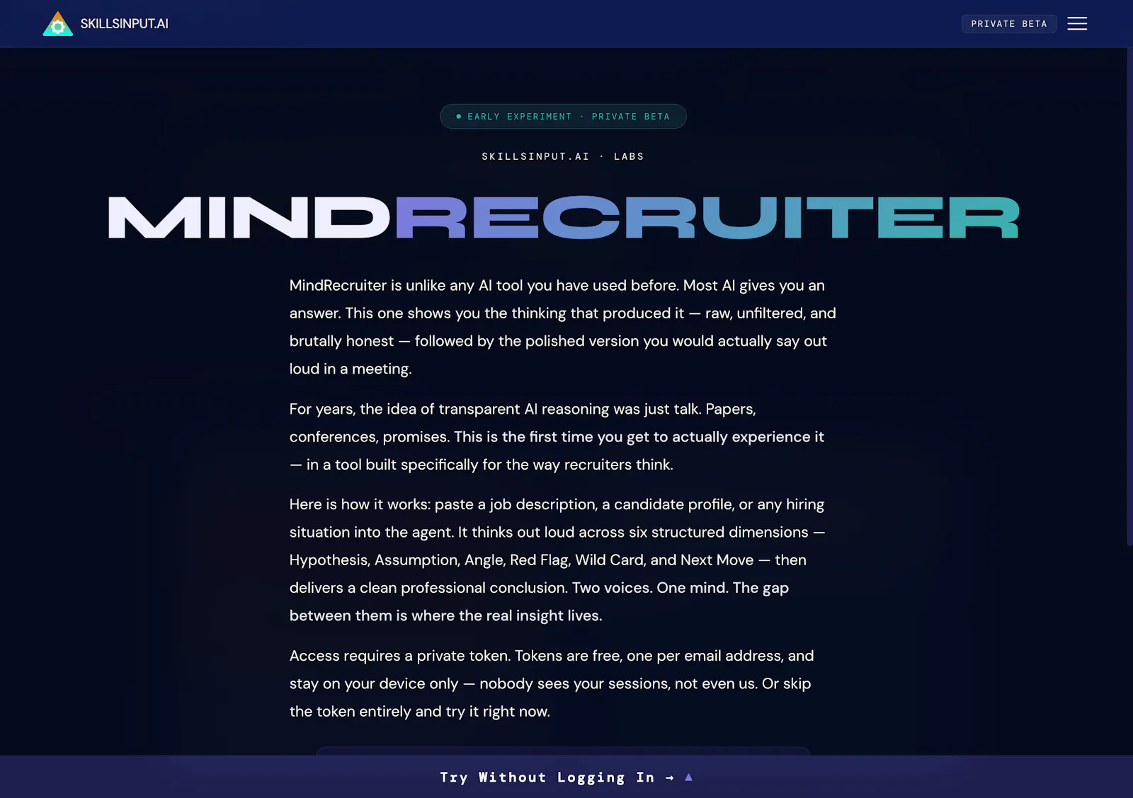 MindRecruiter AI Agent screenshot 2