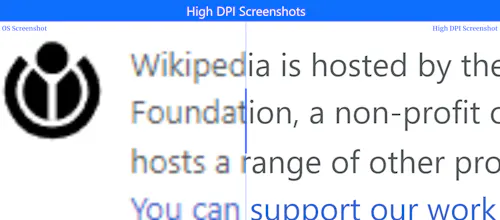High DPI Screenshots gallery image