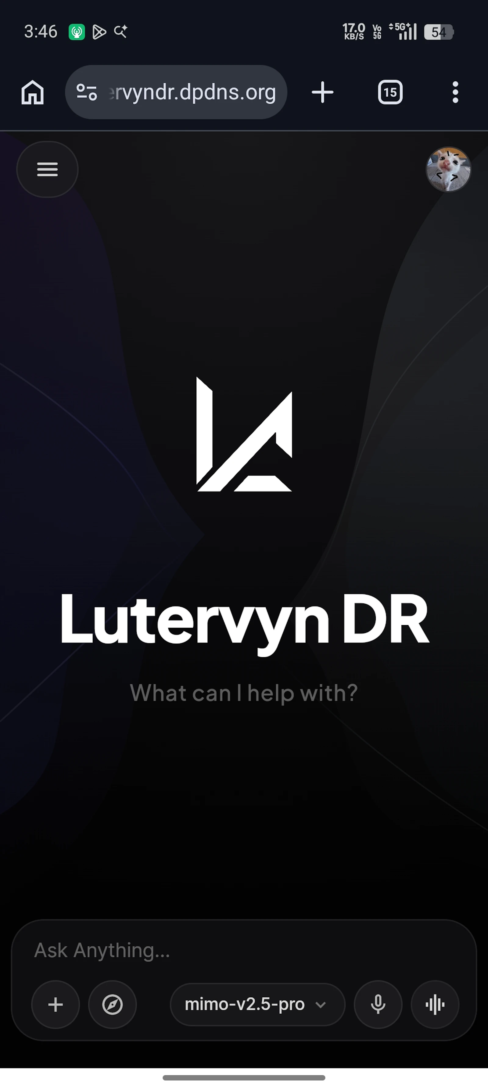 Lutervyn Deep research  screenshot 1