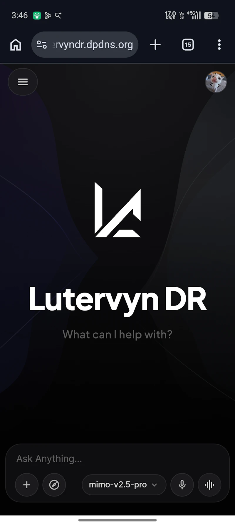 Lutervyn Deep research  screenshot 1