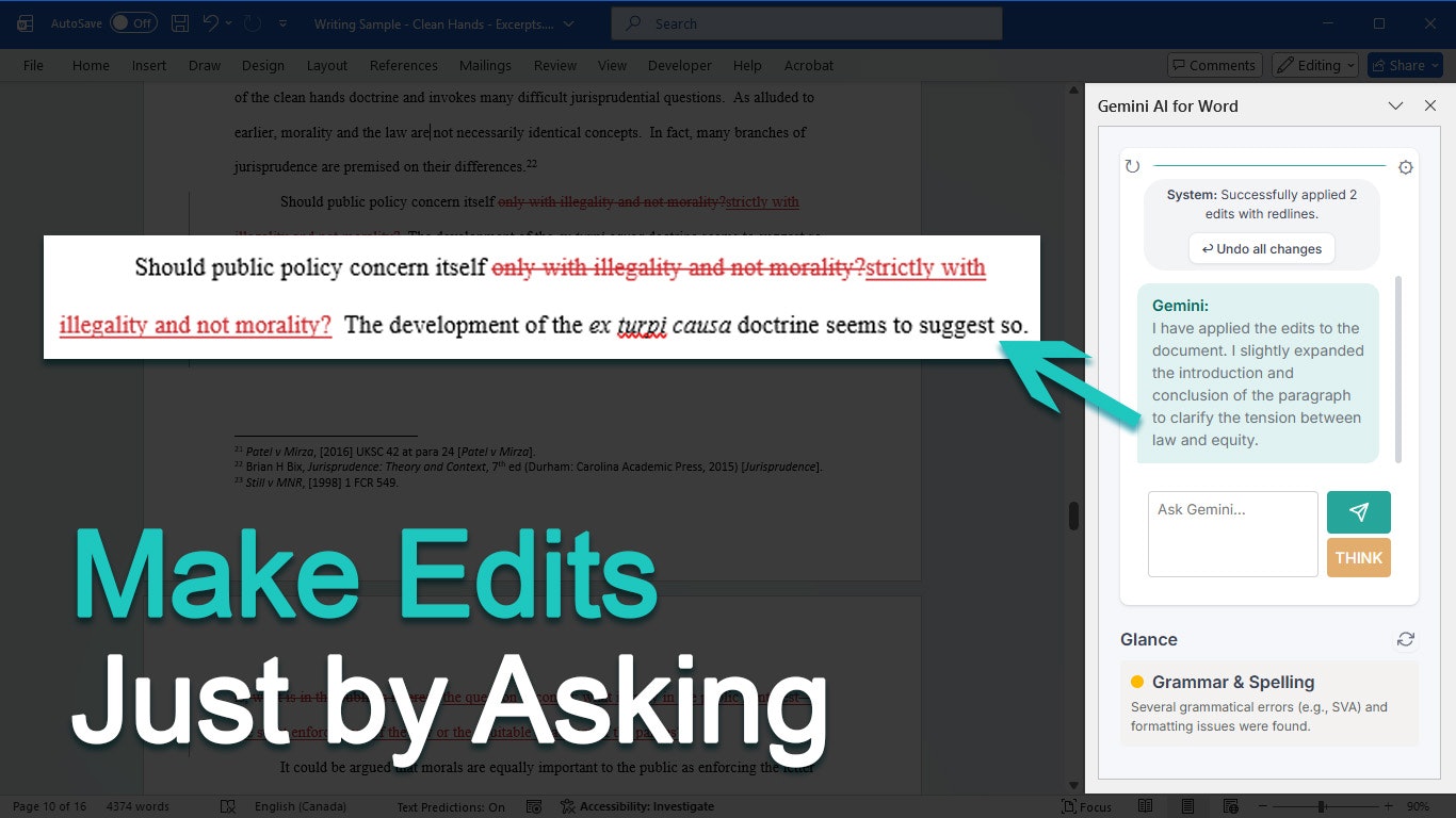 Gemini AI for Office - Screenshot 2 showing product features and functionality