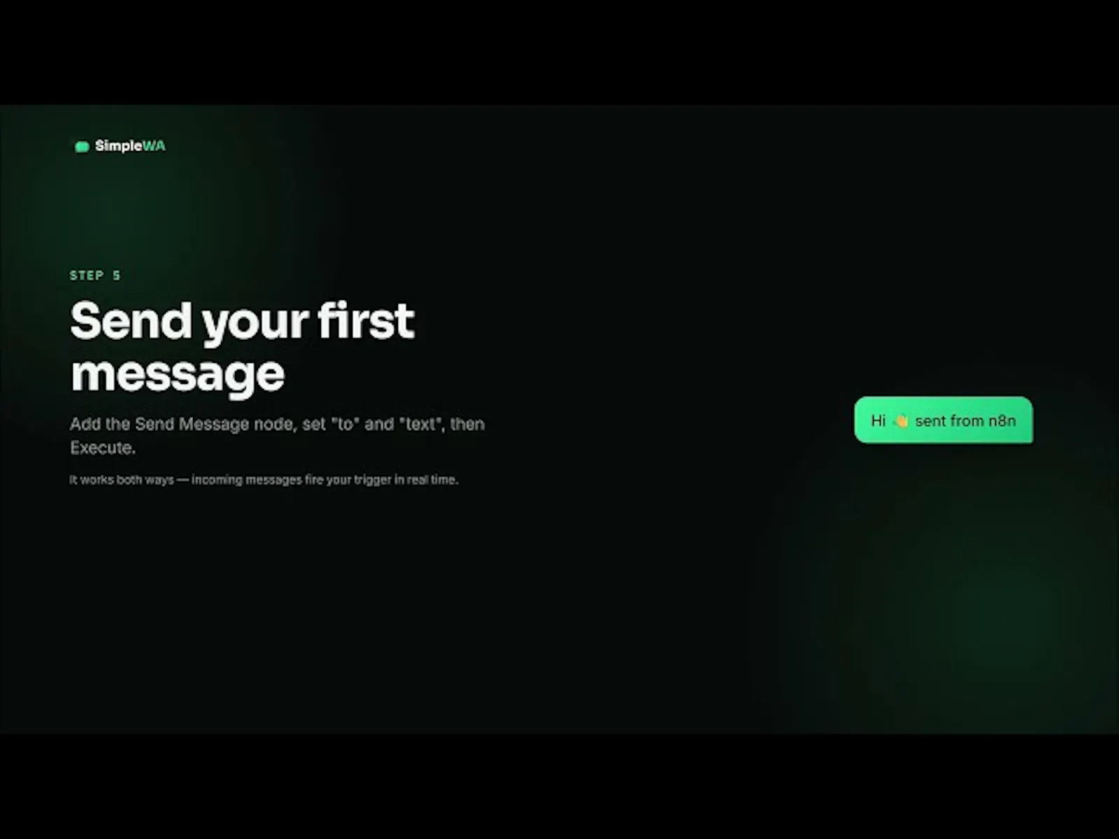 SimpleWA screenshot 1 (video preview)