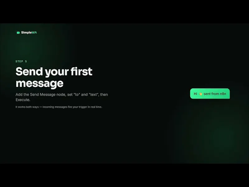 SimpleWA screenshot 1 (video preview)