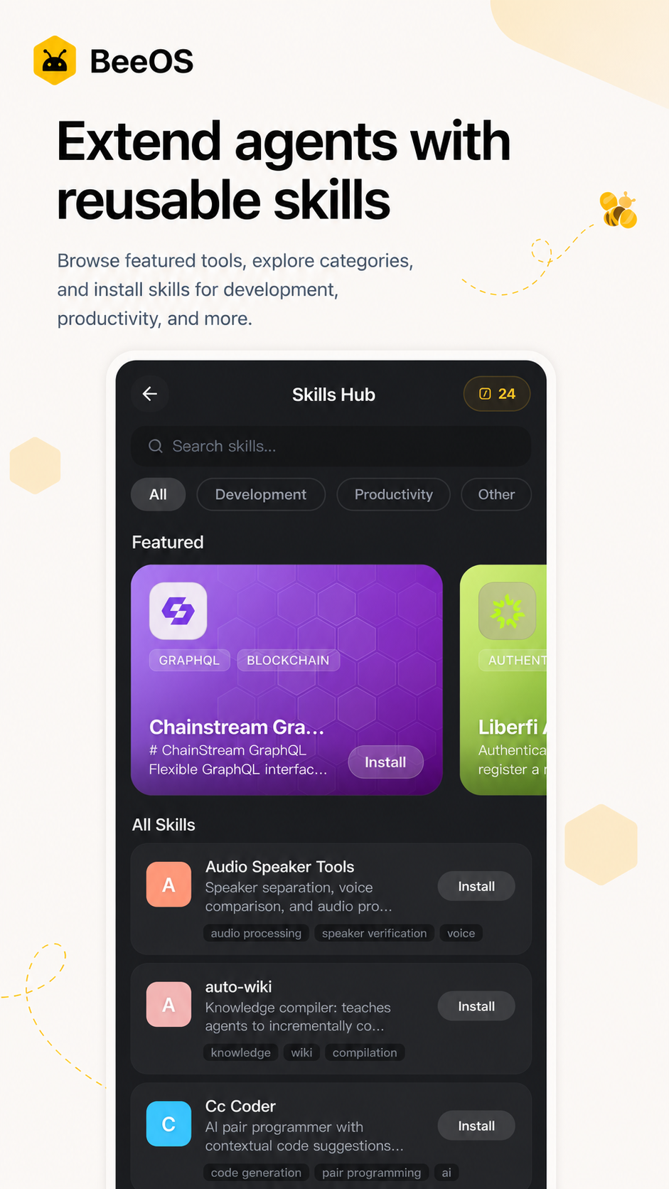 BeeOS -  AI Agent Runtime+ gallery image