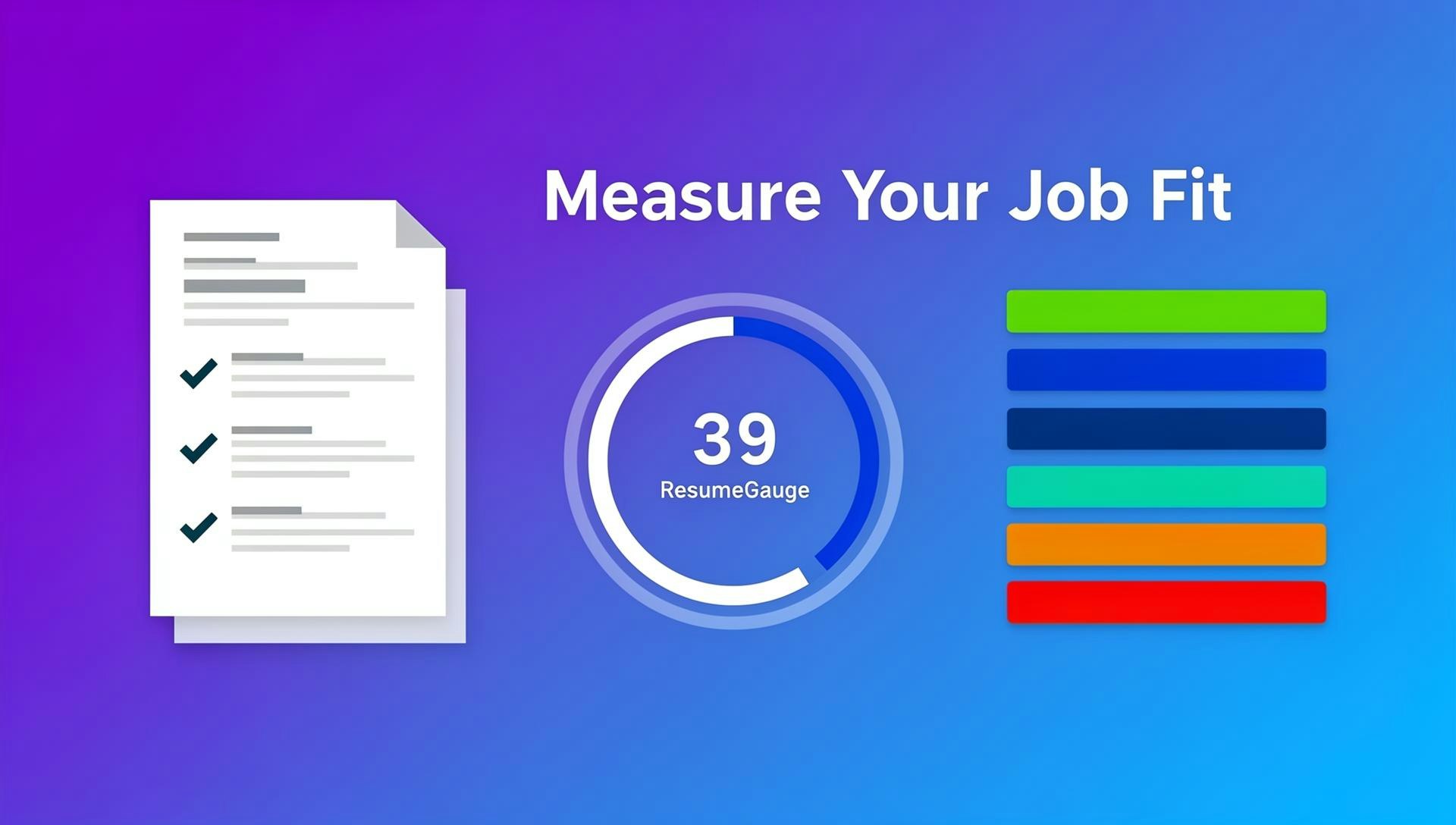 ResumeGauge - Product Hunt launch logo and brand identity