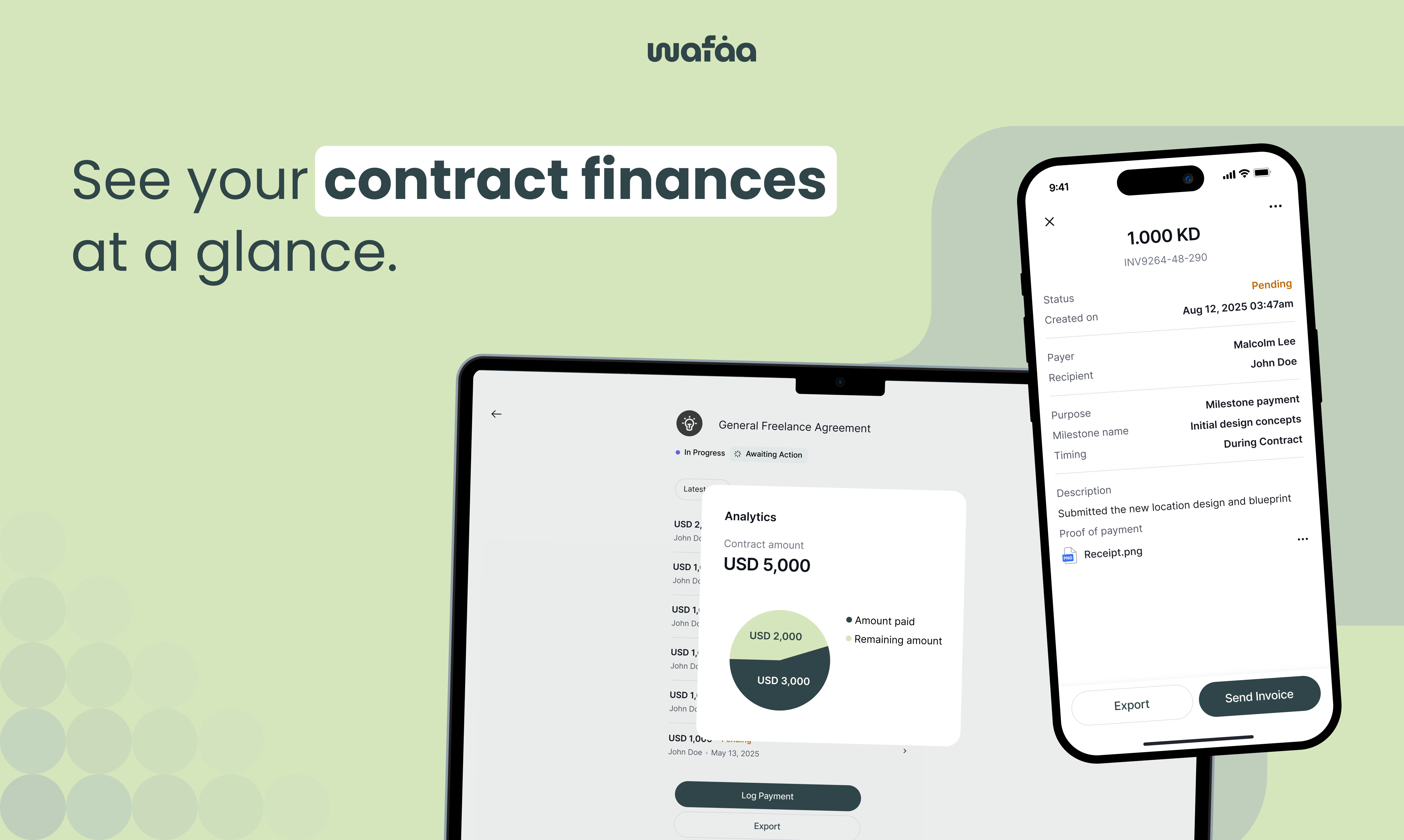 Wafaa.io screenshot 2