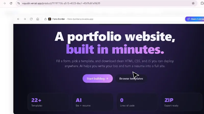 VayuTik  screenshot 1 (video preview)