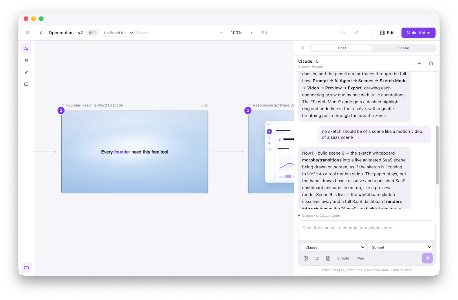 Openmotion screenshot 3