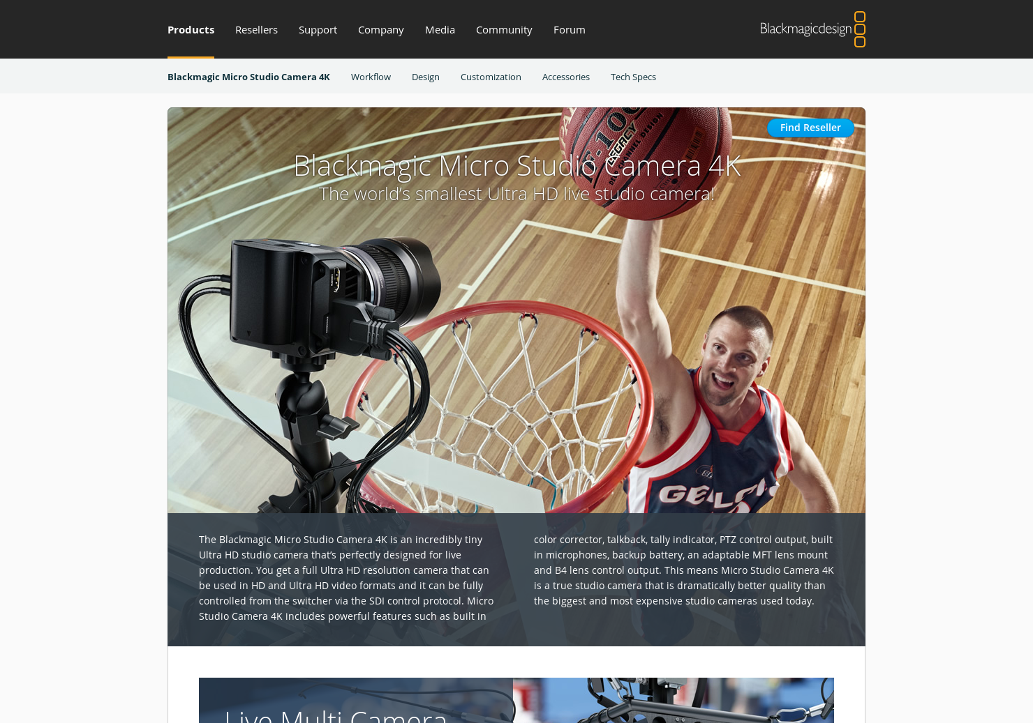 Micro Studio Camera 4K