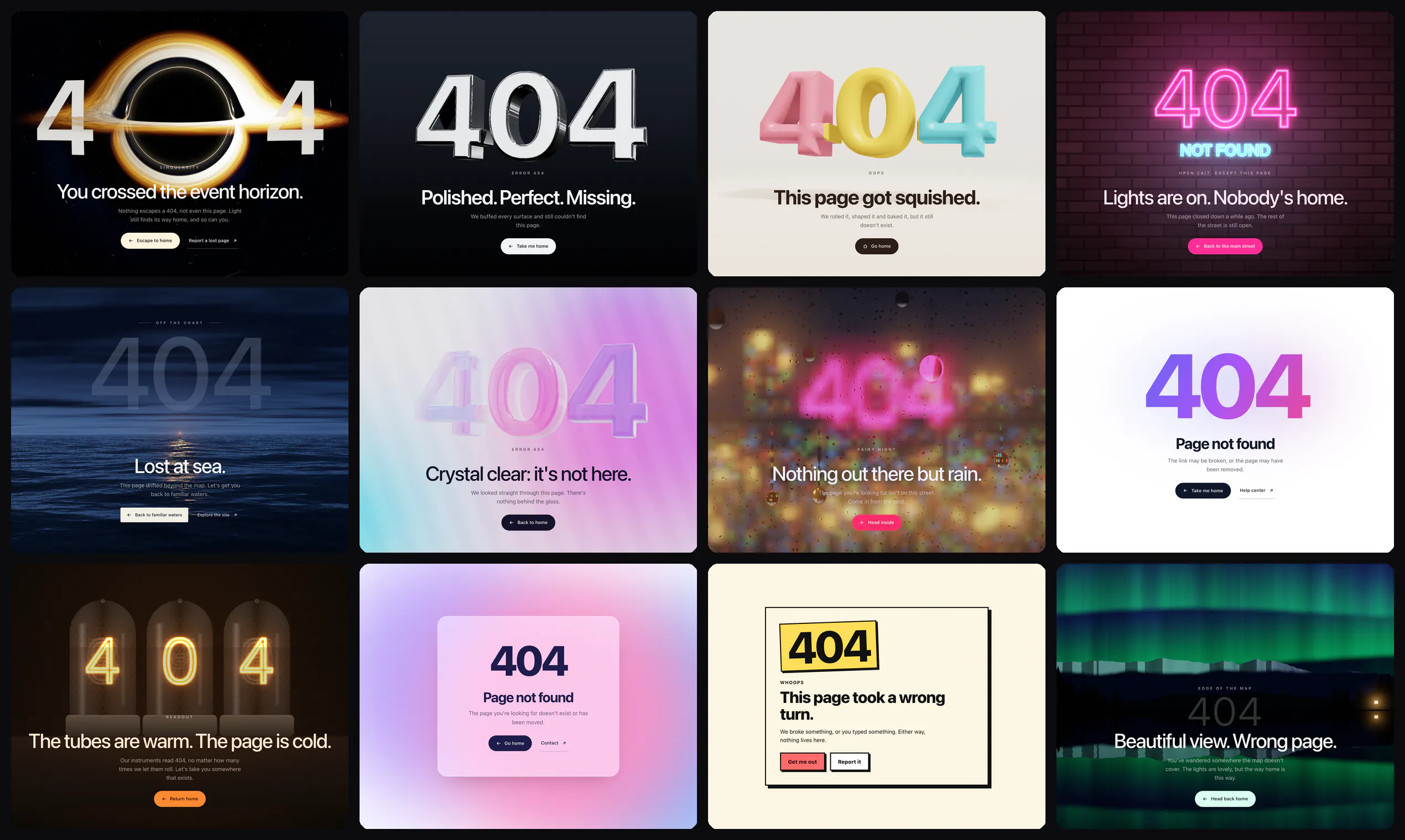 LostPage — Immersive 404 Pages